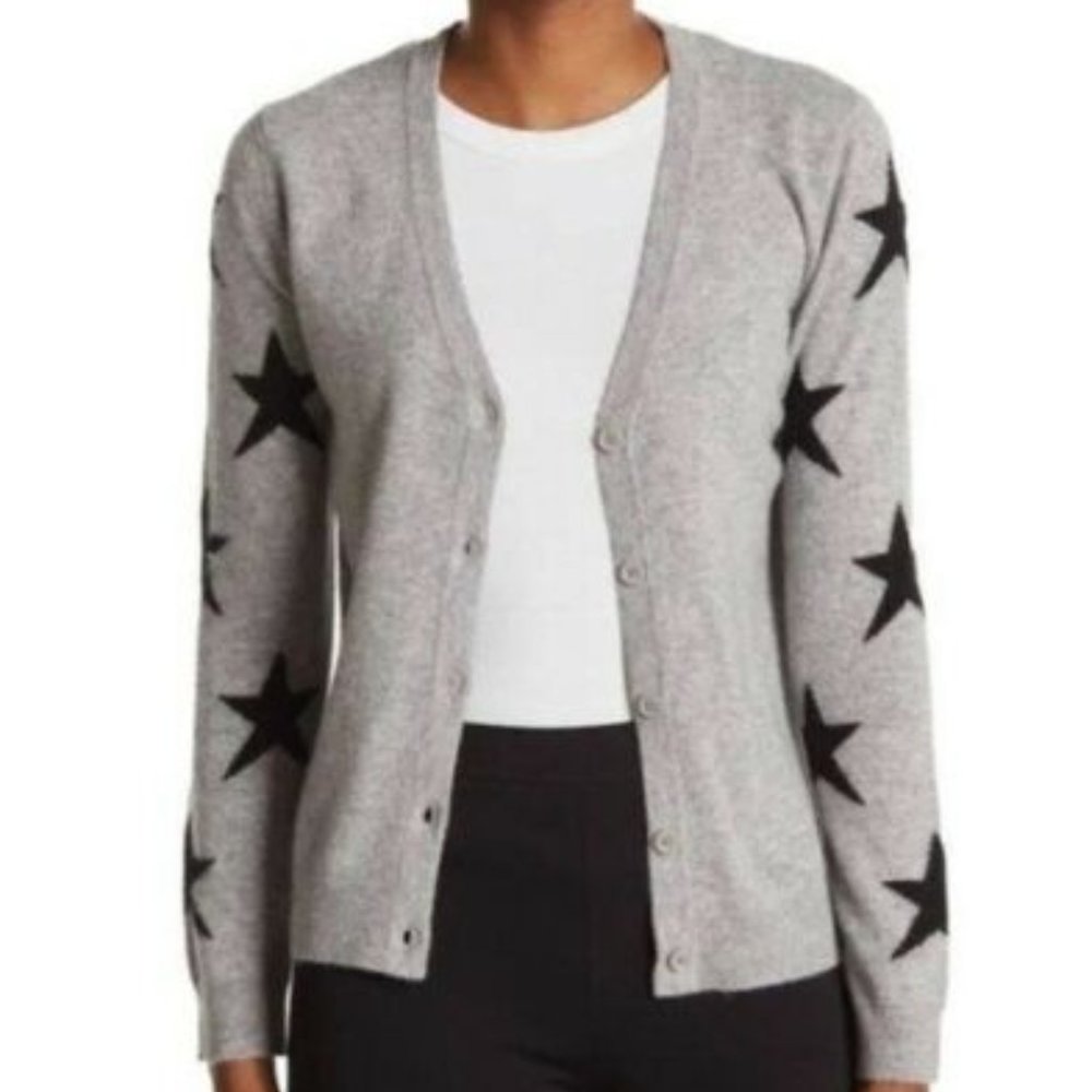 magaschoni  cashmere stars cardigan